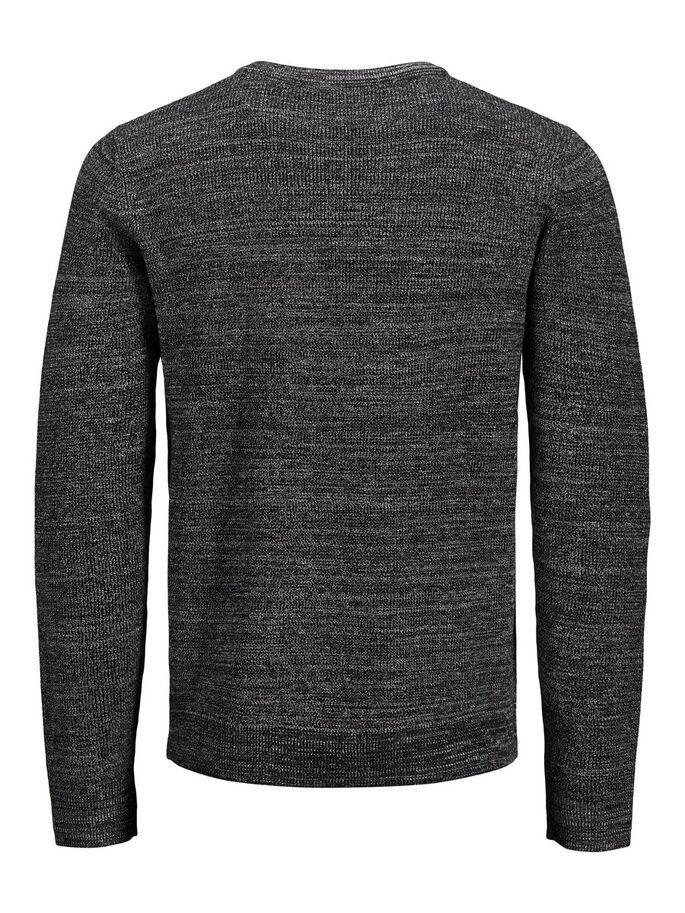 JCOMOUNT KNIT CREW NECK BLACK-X