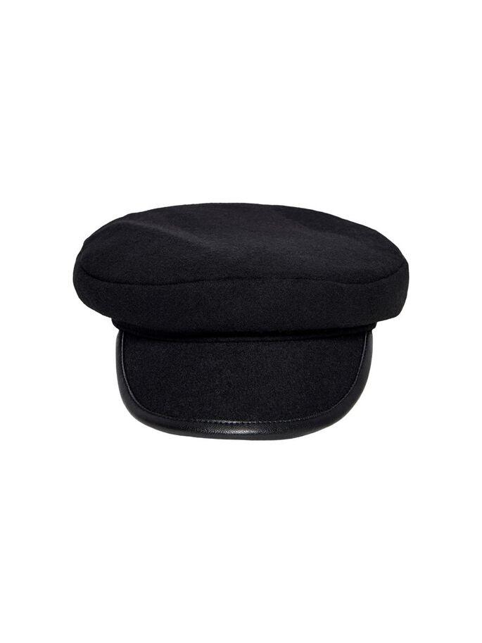 ONLPITA WOOL CAP BLACK-X