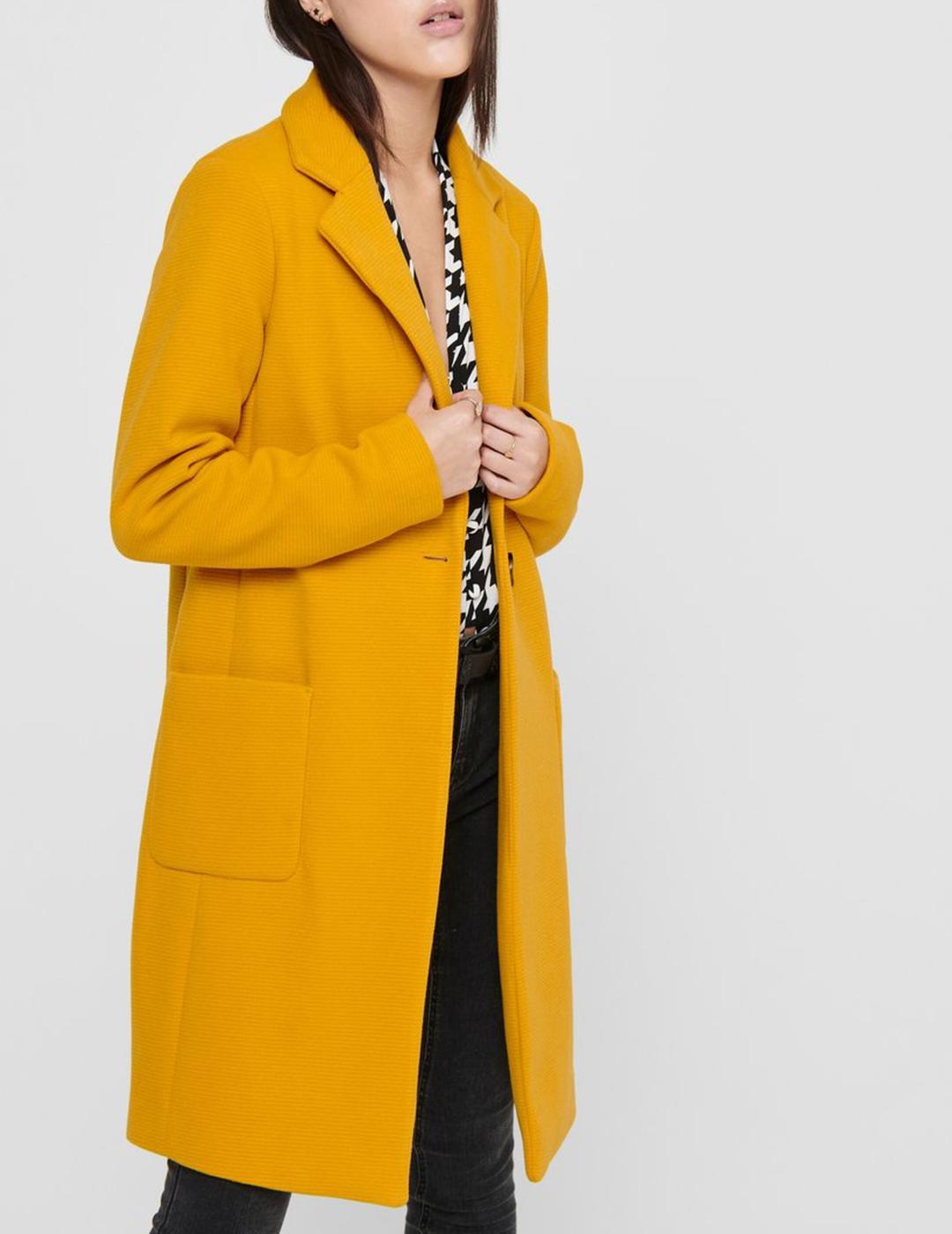 ONLASTRID-RAY COAT GOLDEN YELLOW-X